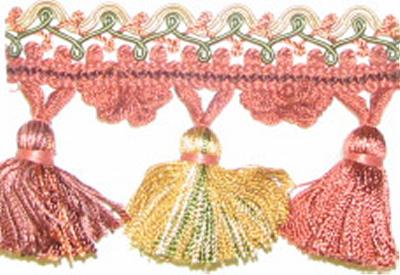 Stout Trim Apollo Tassel Fringe Rosedust